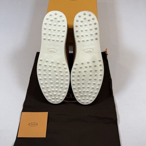 Tod’s NUOVA PANTOFOLA GOMMA RAFIA Loafer 8UK/9.5US New Box & Receipt MSRP $825 main image 4